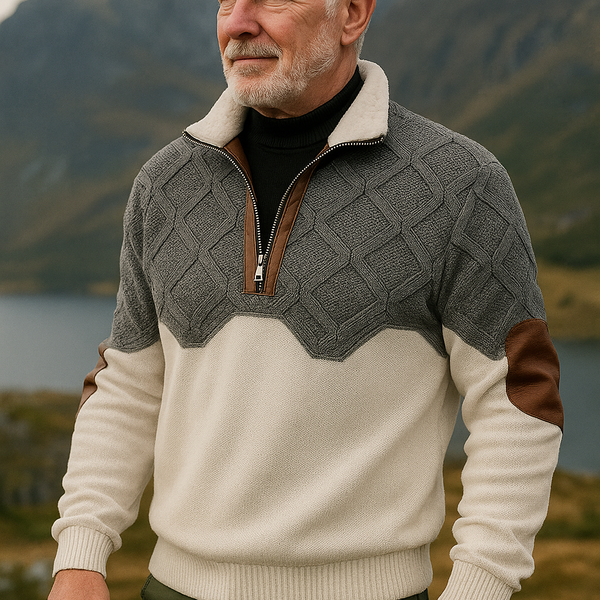 Fjordheim™ – Varm og tidløs vintergenser med fleecekrage