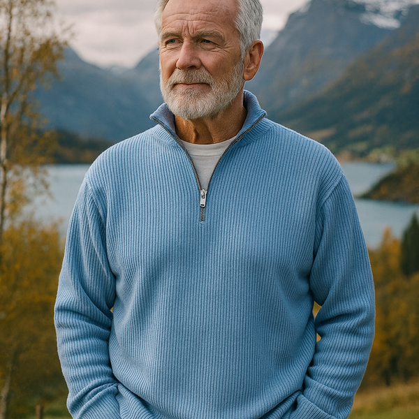 NordHverdags™ Varm og Stilren Halvglidelås-genser