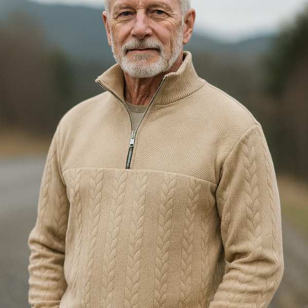 Henry™ | Premium genser med glidelås i kvart lengde