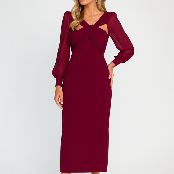 Paula™ | Elegant midi kjole