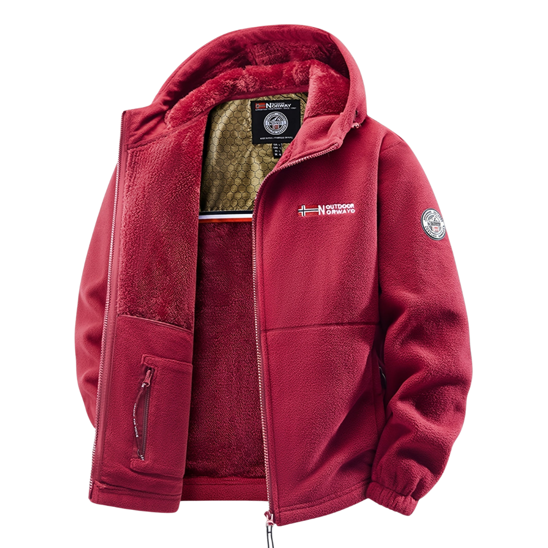Larsen™ – Klassisk Termisk Fleecejakke for Norske Vintre