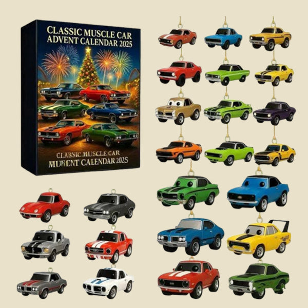 🎅🎄 Klassisk Muscle Car Adventskalender 2025