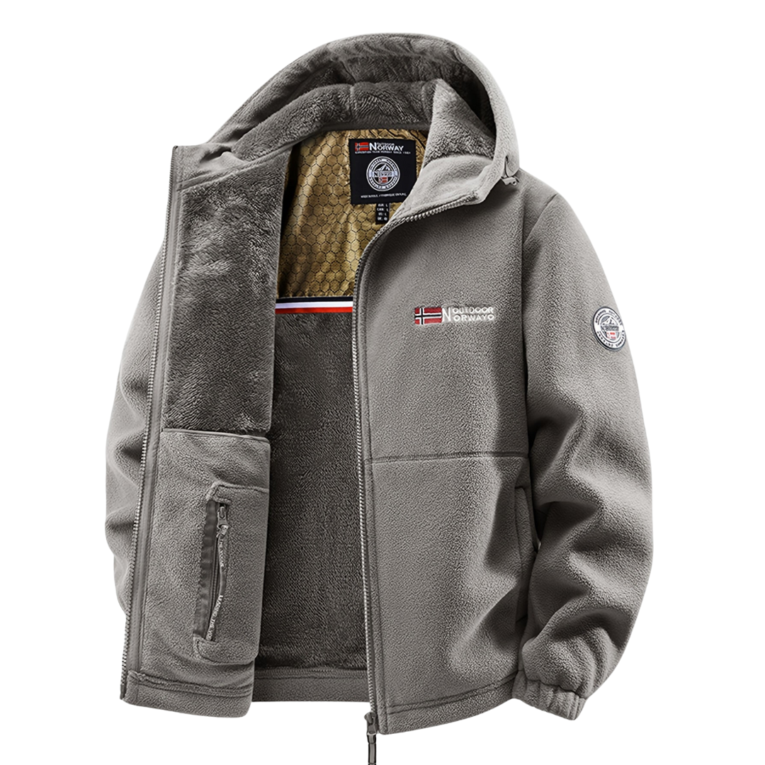 Larsen™ – Klassisk Termisk Fleecejakke for Norske Vintre