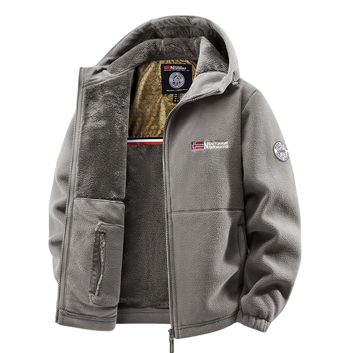 Larsen™ – Klassisk Termisk Fleecejakke for Norske Vintre