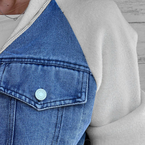 Felicia™ | Unik denimjakke med vintage vri