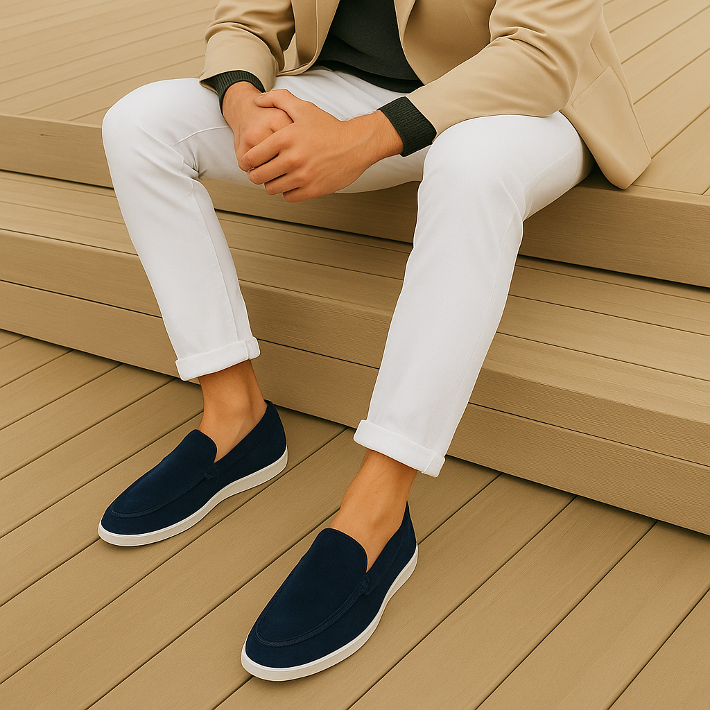 Arvid™ – Elegante semsket loafers