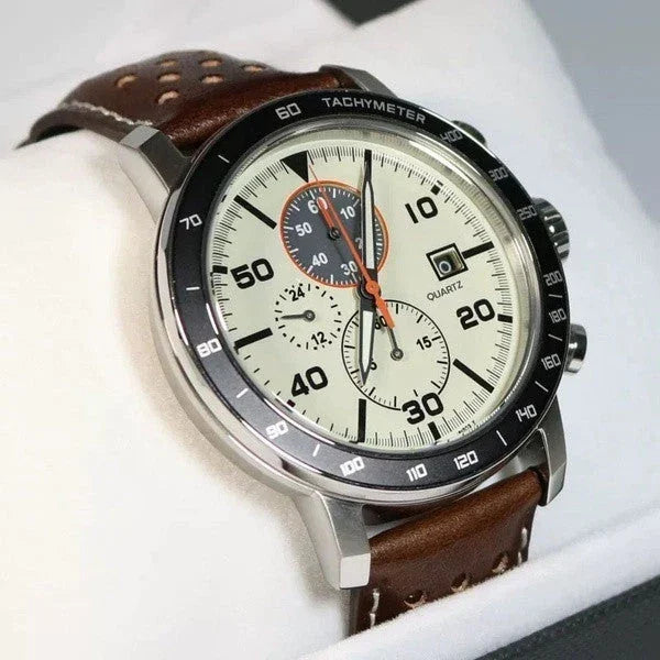 Axel™ | Stilfull og vanntett herreklokke