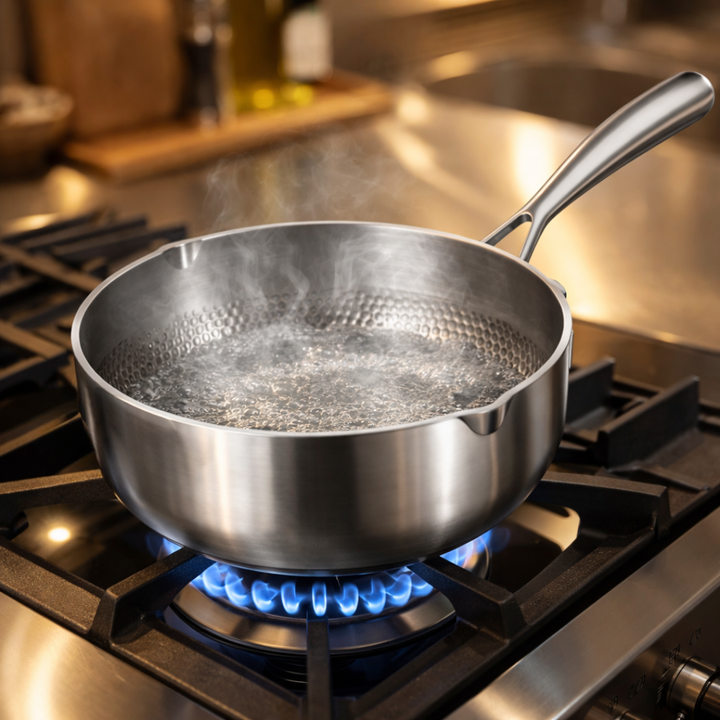 PREMIUM PANNEN - Titan stål panne - for alle kokeplater