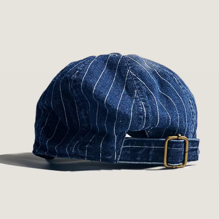 Alfred™ – Heritage Denim Pinstripe Newsboy Cap