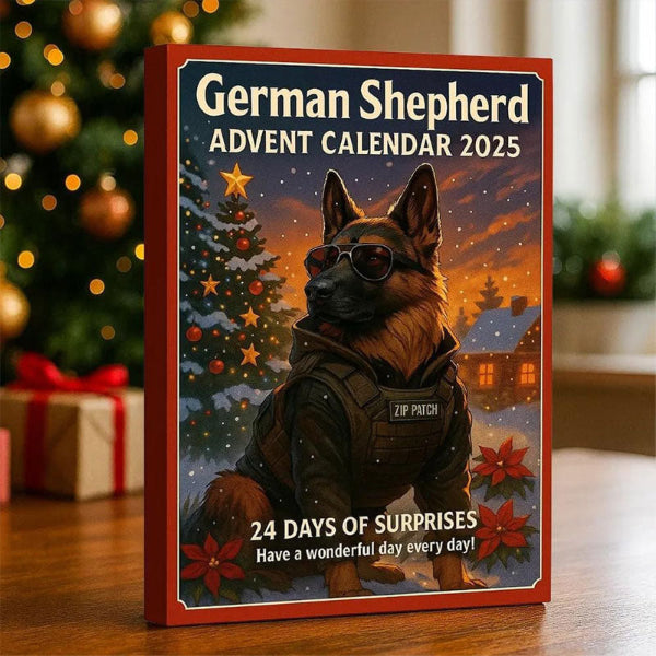 🎄🐾 Schæferhund Julekalender 2025 🎁