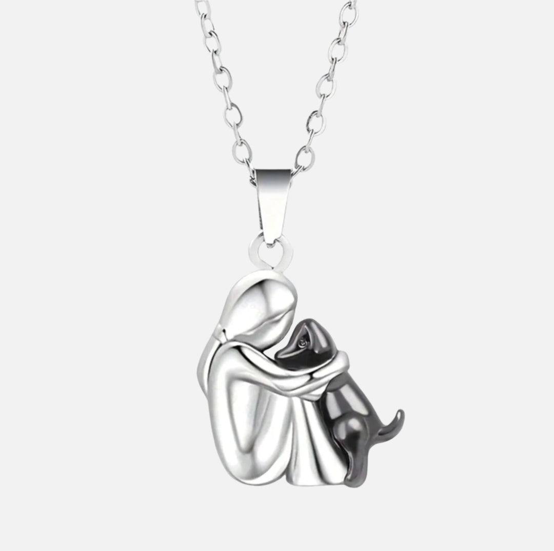Olivia™| 925 Sterling Sølv Halskjede med Hund-Anheng
