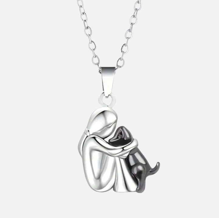 Olivia™| 925 Sterling Sølv Halskjede med Hund-Anheng