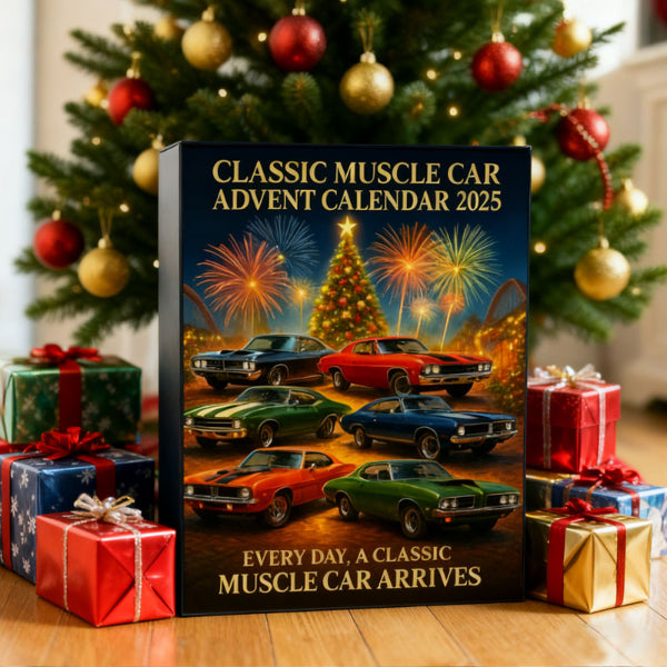 🎅🎄 Klassisk Muscle Car Adventskalender 2025