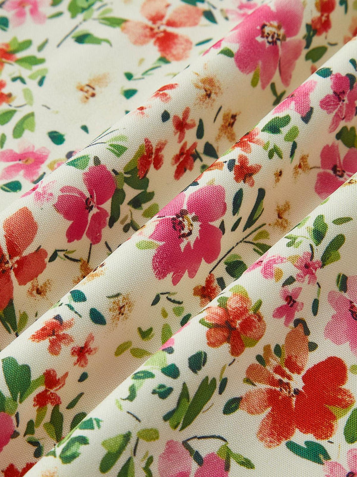 Jacquelin™ | Midi-kjole med blomstertrykk