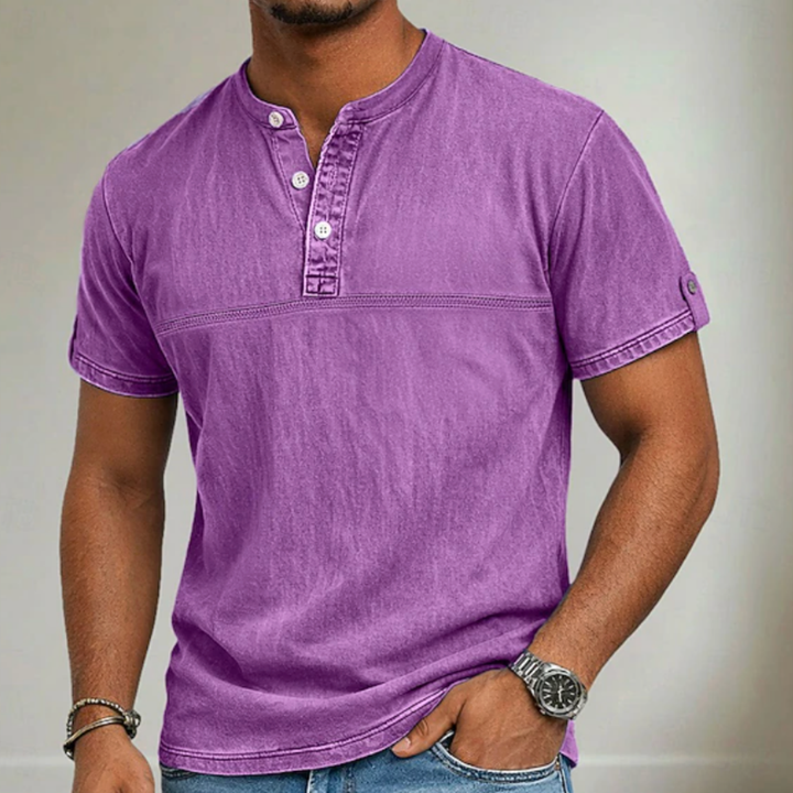 Eirik™ | Tidløs henley-t-skjorte