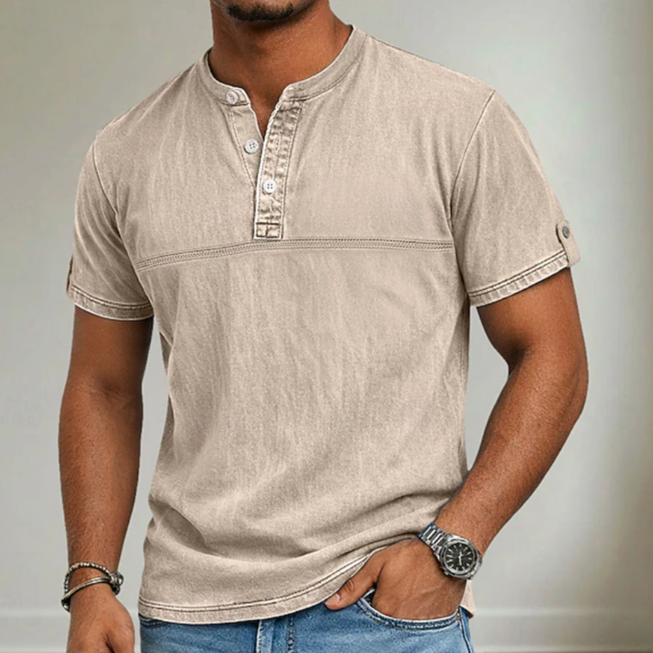 Eirik™ | Tidløs henley-t-skjorte