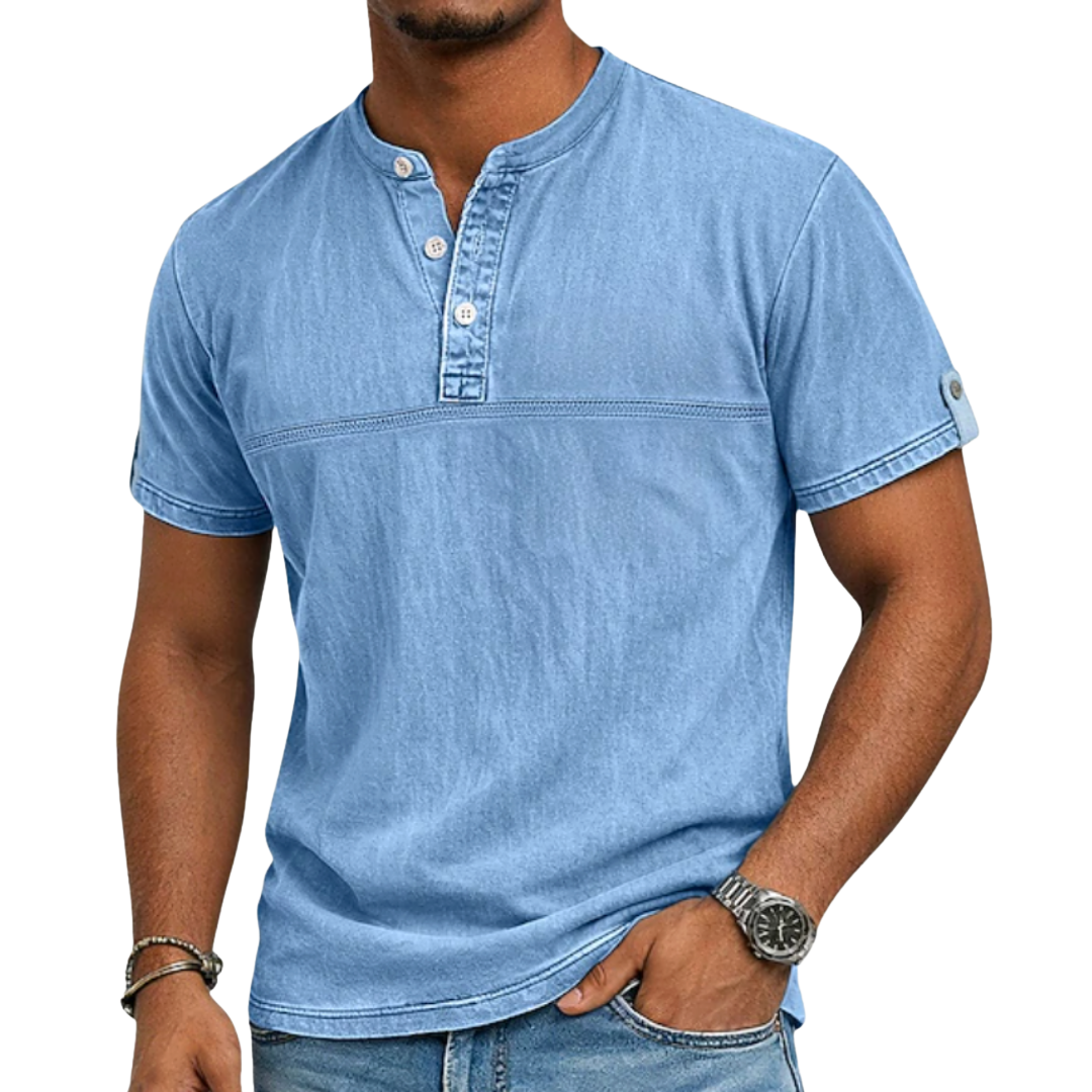 Eirik™ | Tidløs henley-t-skjorte