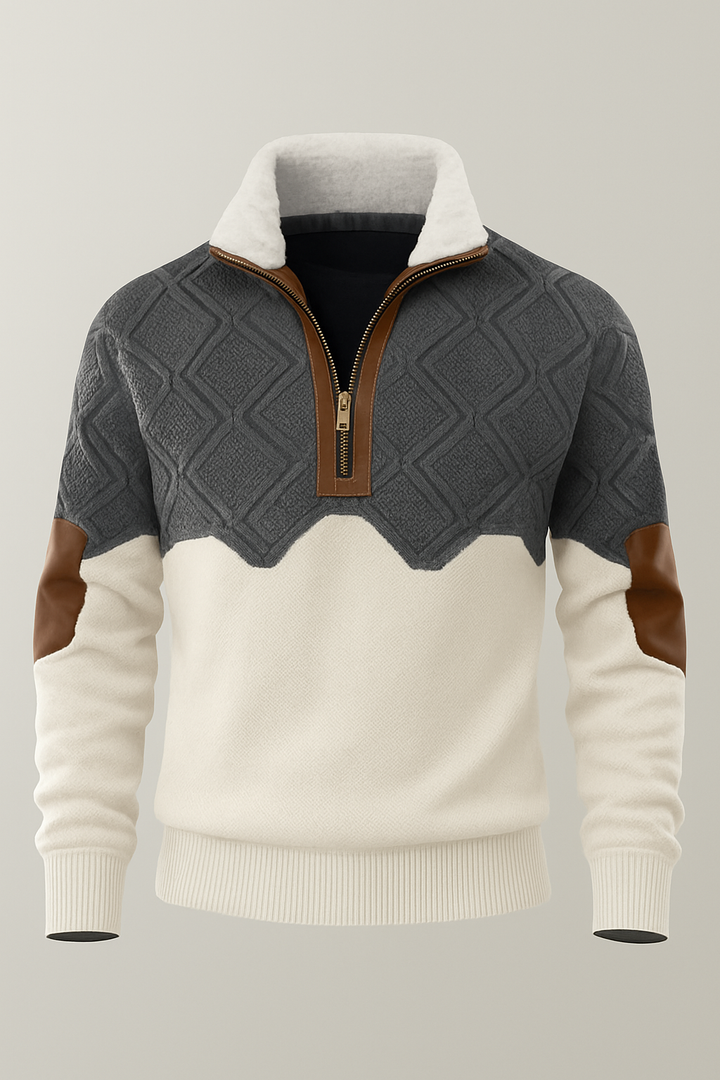 Fjordheim™ – Varm og tidløs vintergenser med fleecekrage