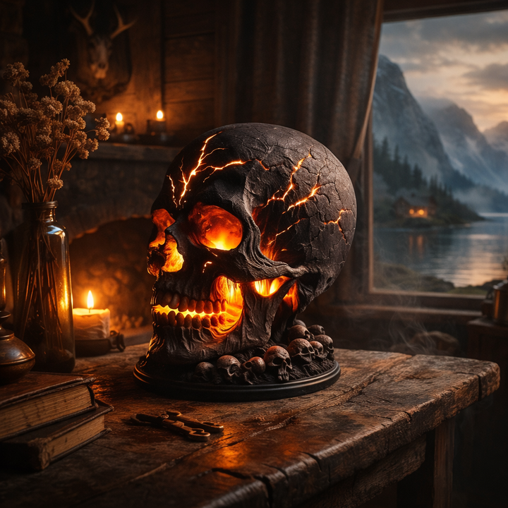 Inferno™ – Smeltet Kranium Lava Lampe