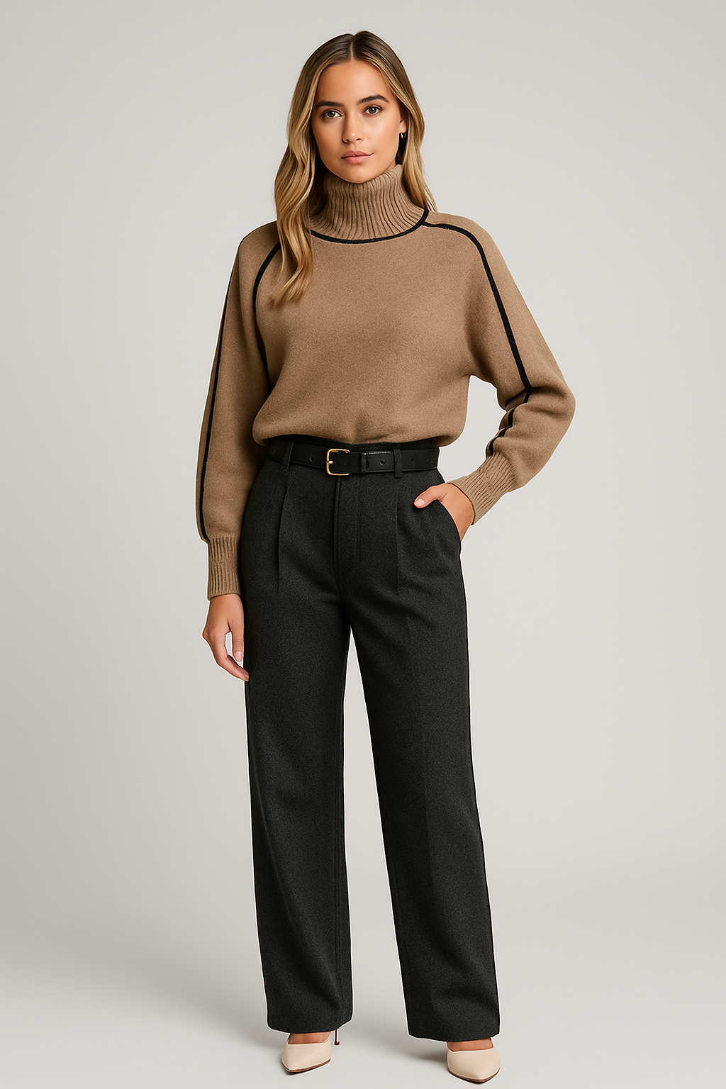 Emilie™ | Høyhalset Genser