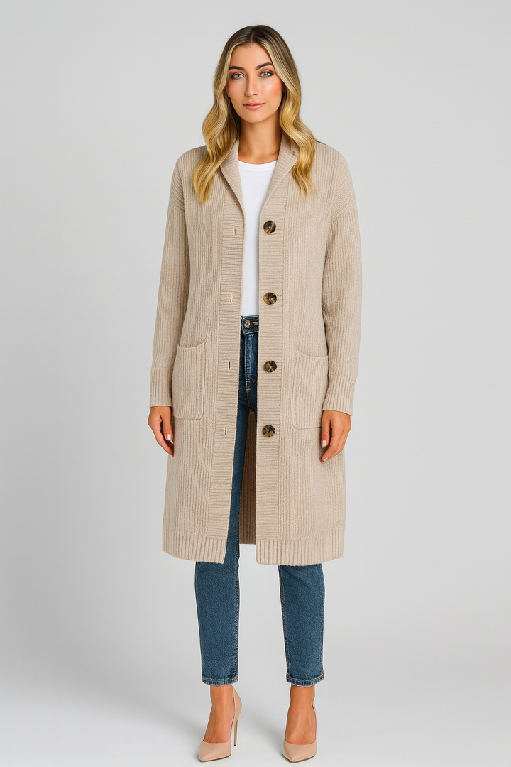 Lorène™ | Elegant lang damejakke