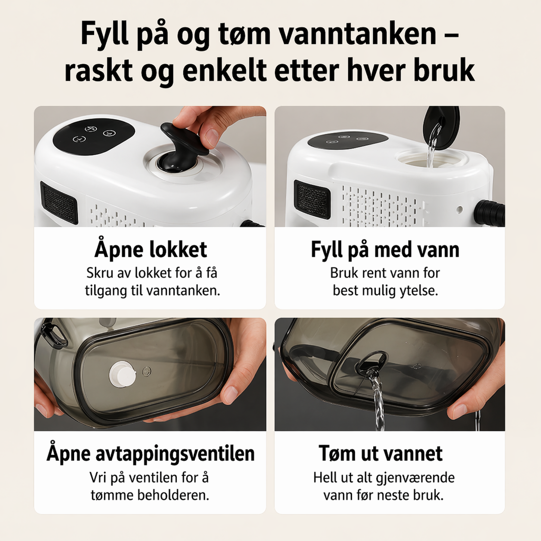 SteamMaster Pro 105°C - Dampvasker 3 BAR