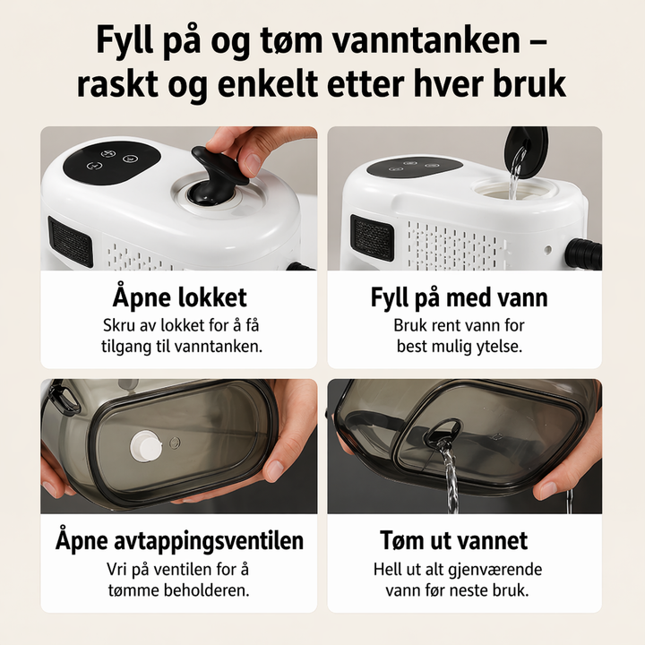 SteamMaster Pro 105°C - Dampvasker 3 BAR