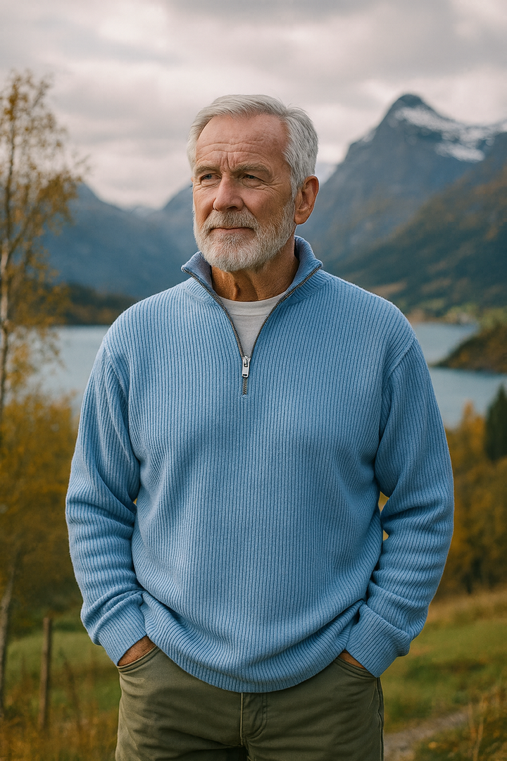 NordHverdags™ Varm og Stilren Halvglidelås-genser