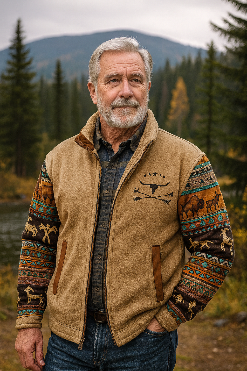 Nordmann™| Løs Fleecejakke med Termofôr