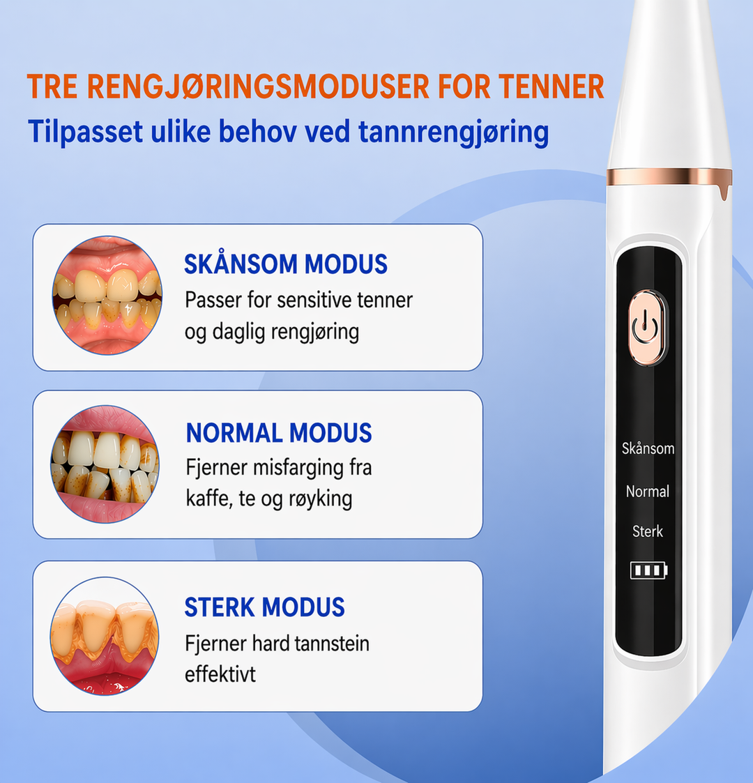 GlowSmile™ – Ultralydrengjøring