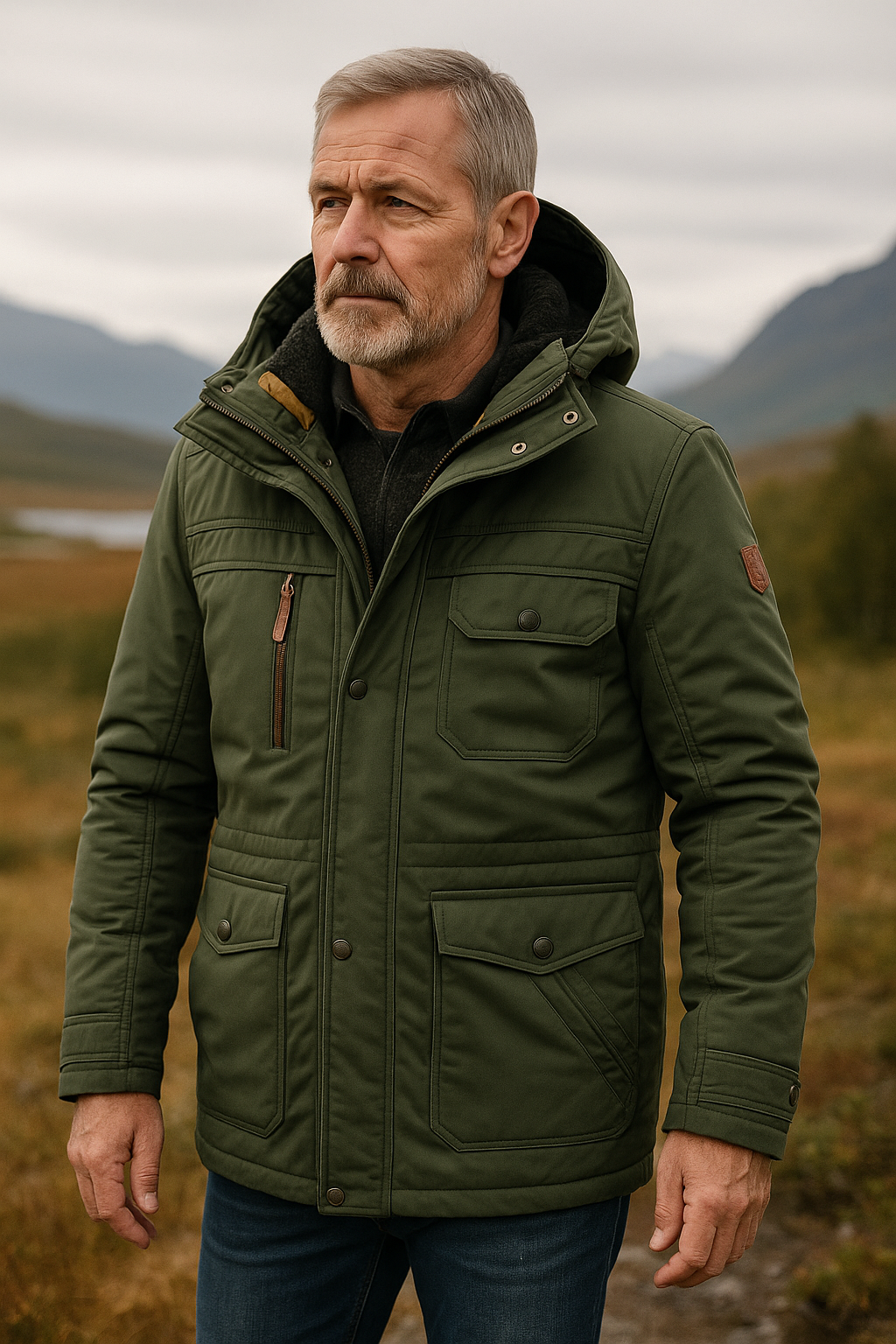 Jarl™ - Nordka vindtett vinter fleece varm jakke