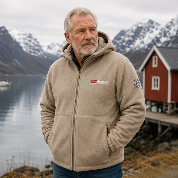 Larsen™ – Klassisk Termisk Fleecejakke for Norske Vintre