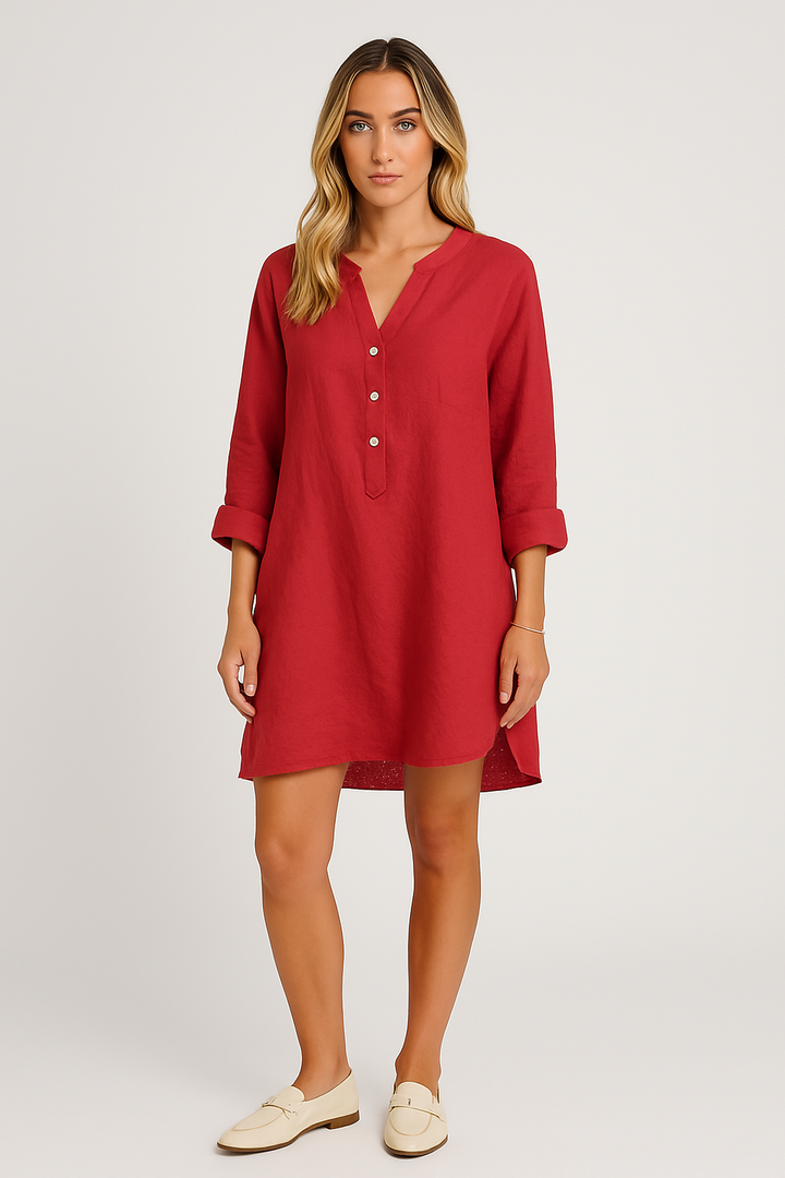 Freja™ – Luftig og Behagelig Skjorte med Knapper