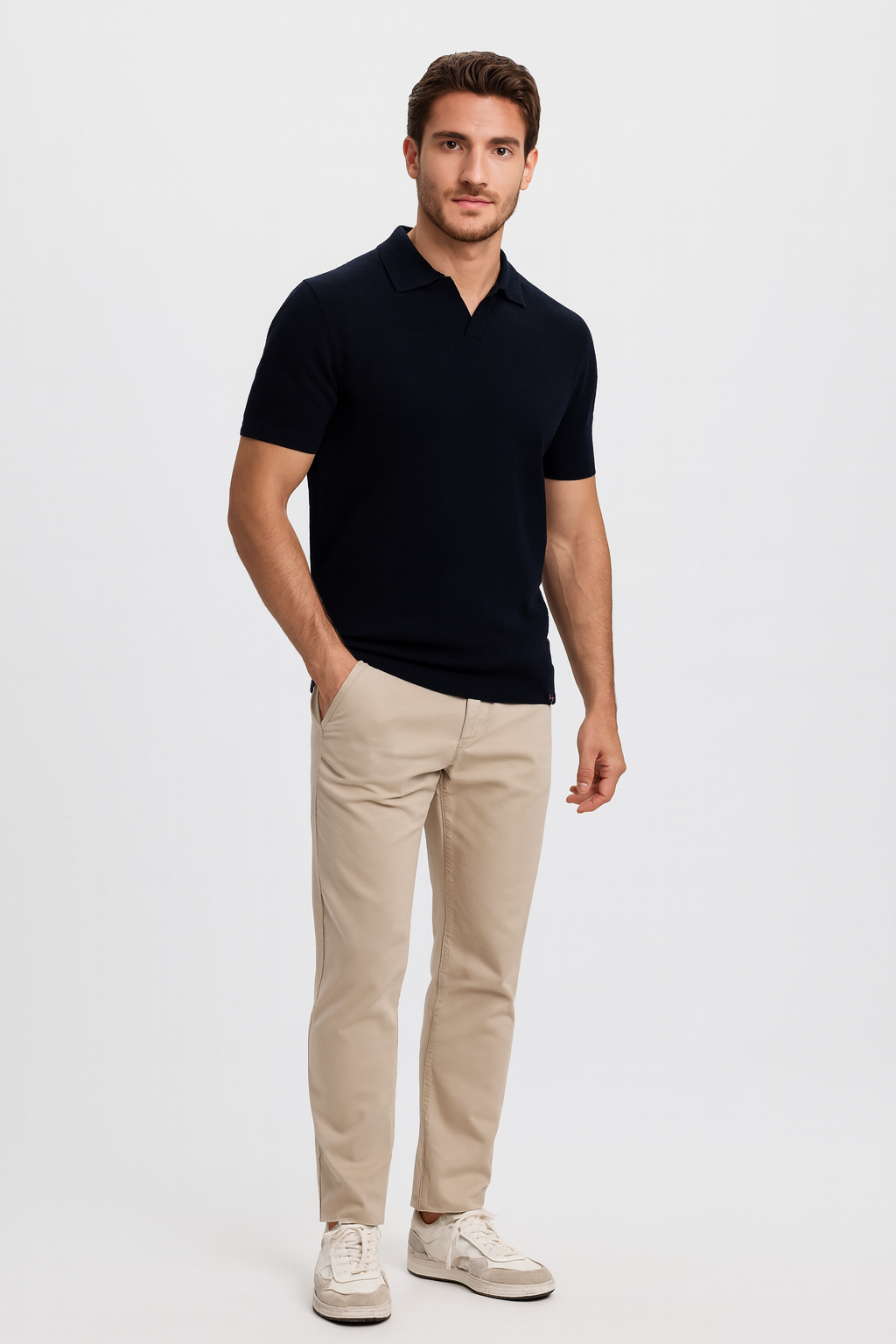 Ulrich™ – Strukturert Polo-Skjorte