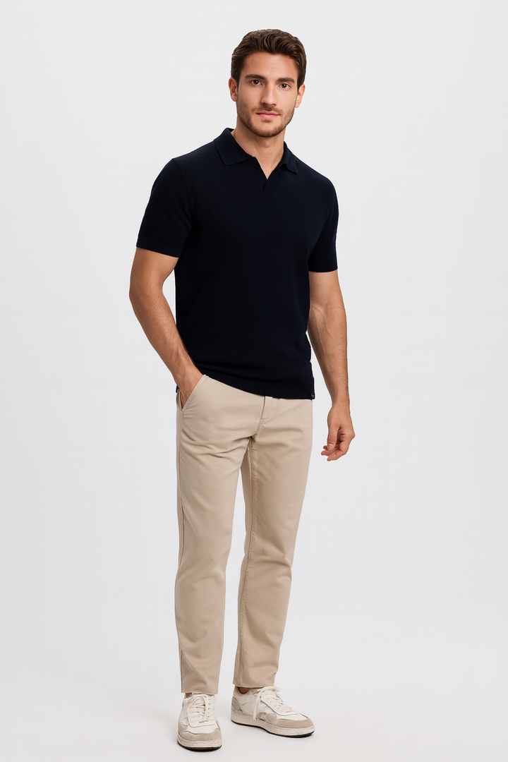 Ulrich™ – Strukturert Polo-Skjorte