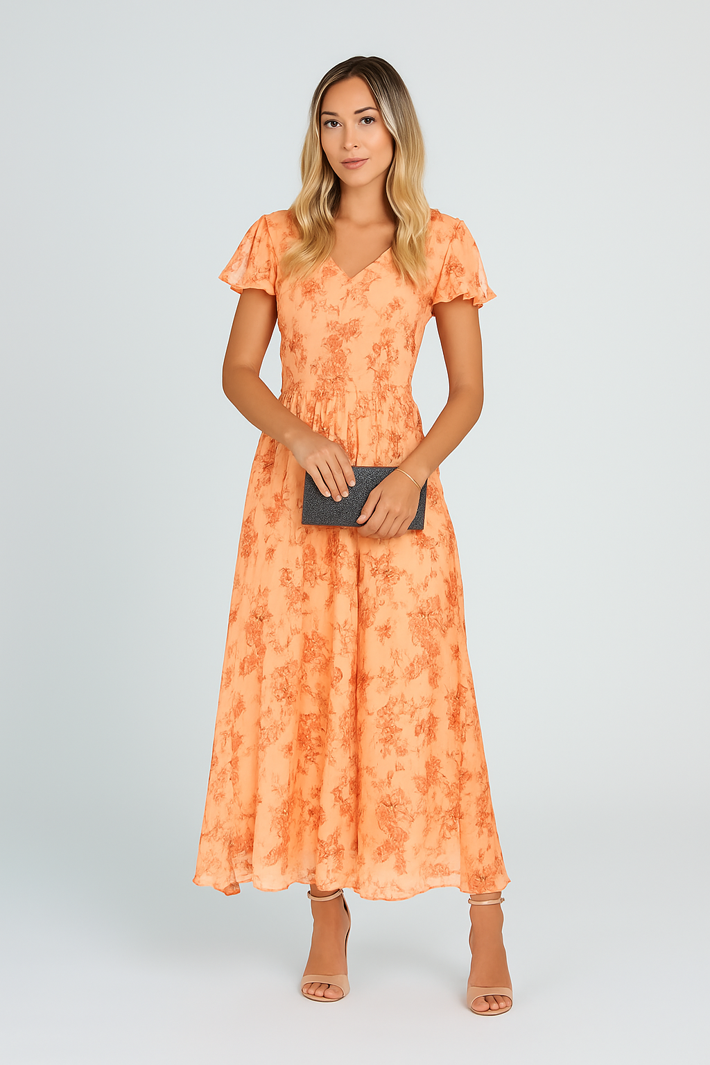 Kathrine™ | Luksuriøs Maxi-Kjole med Flatterende Passform