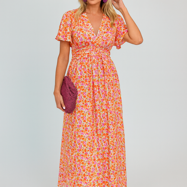 Marlene™ - lang blomsterkjole