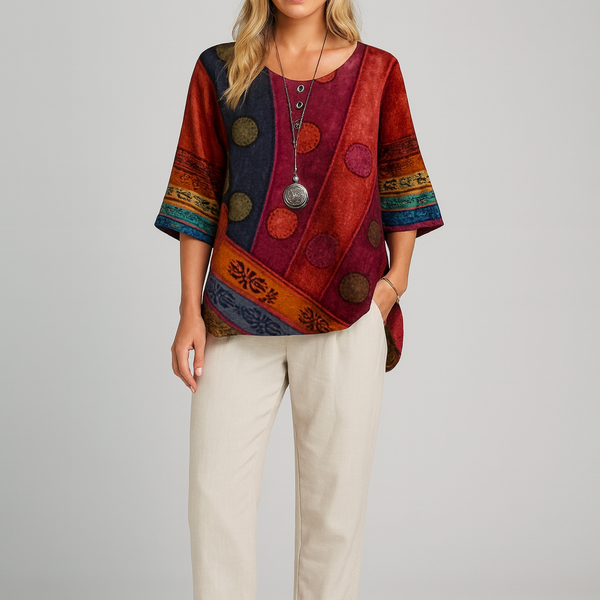 Valarie™ - Top Bohemisk Colorato