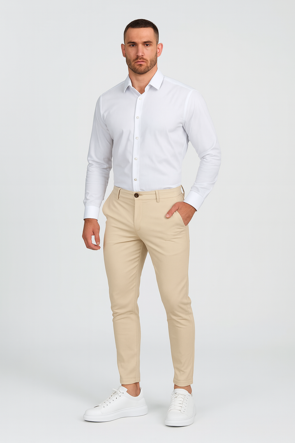 Finn™ | Stretchbukse - Khaki