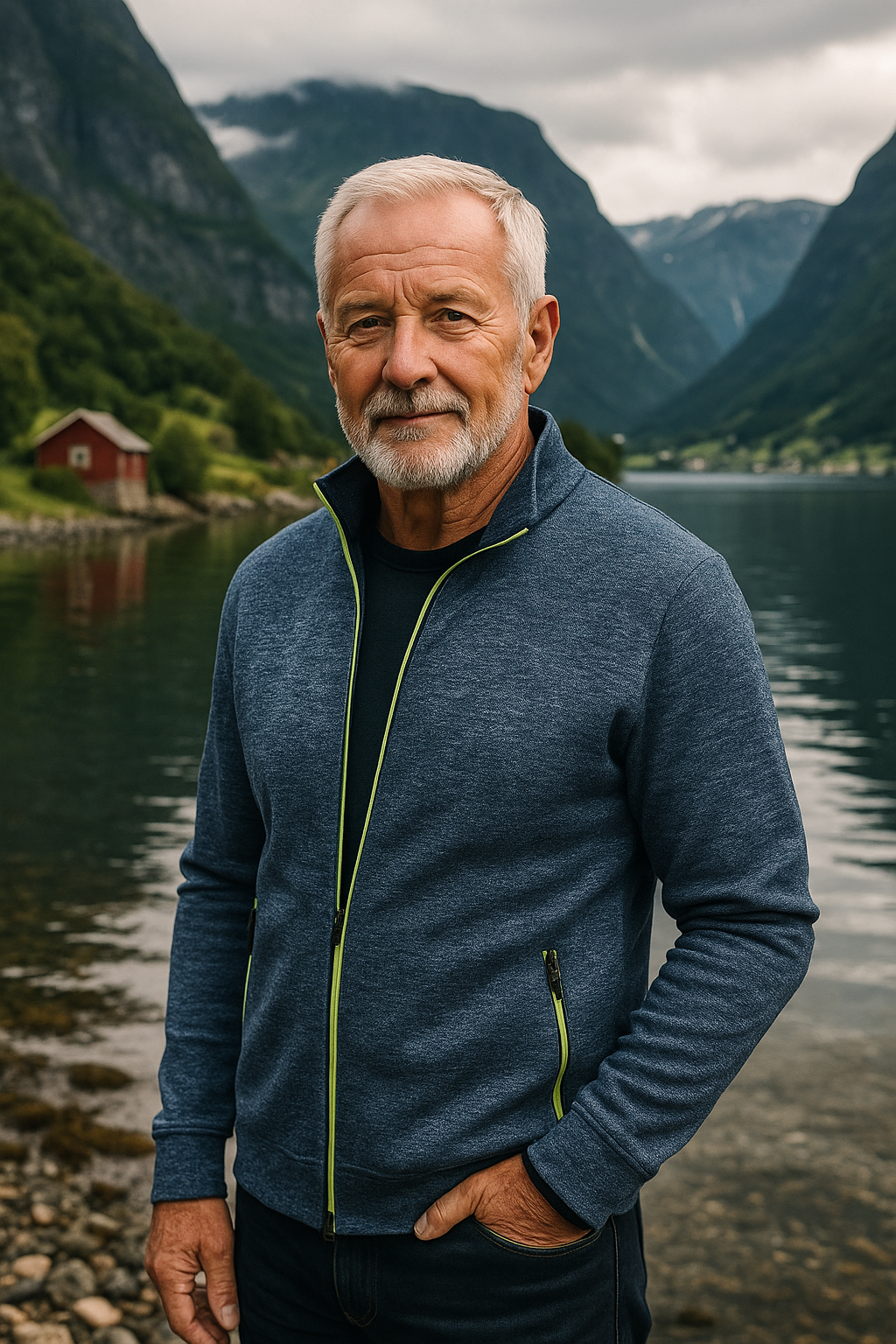 Clive™ – Klassisk Zip-Up Strikkegenser