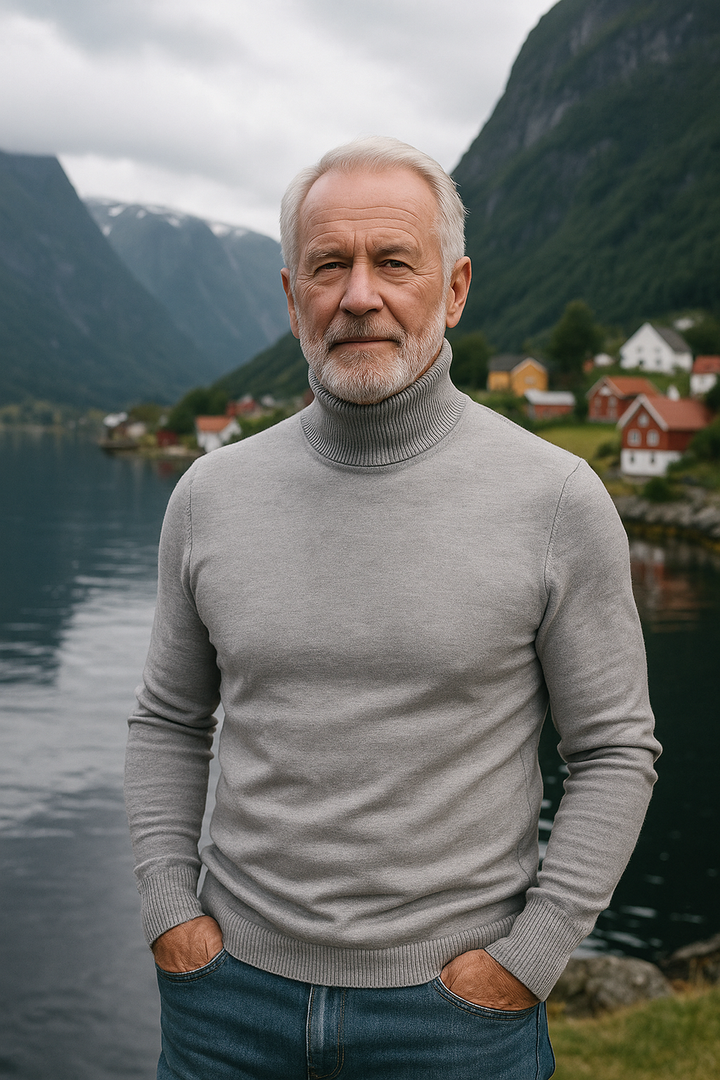 Ørjan™ | Silke myk rullekragegenser i jomfruull