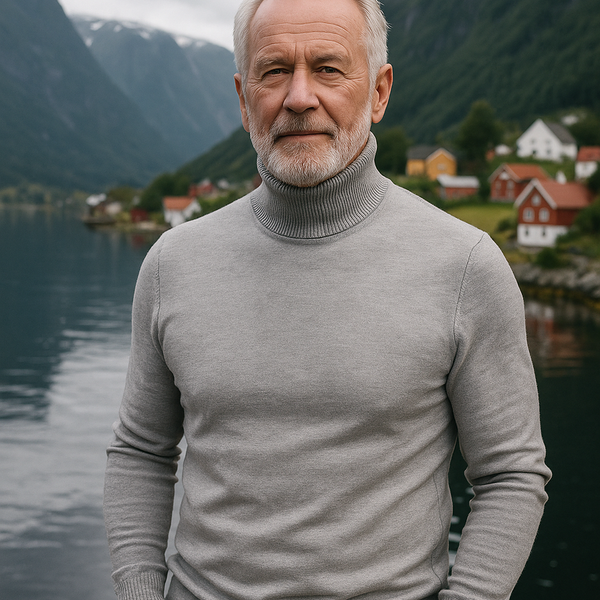 Ørjan™ | Silke myk rullekragegenser i jomfruull