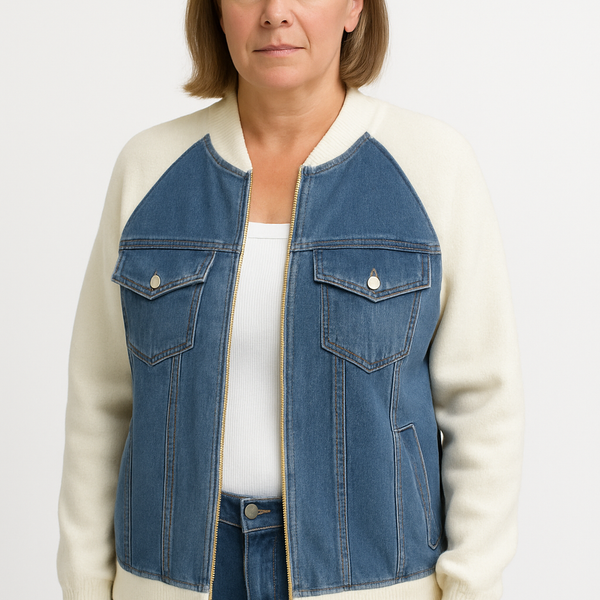 Felicia™ | Unik denimjakke med vintage vri