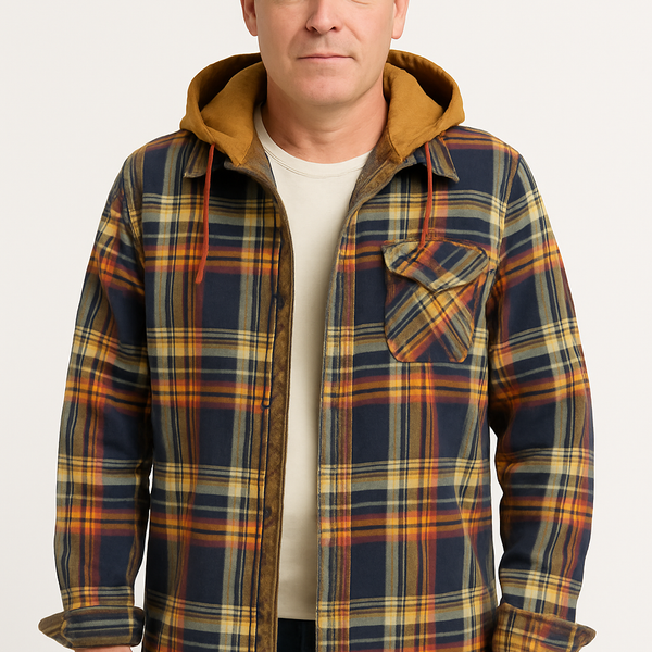 Alain™ – Rutete patchworkjakke