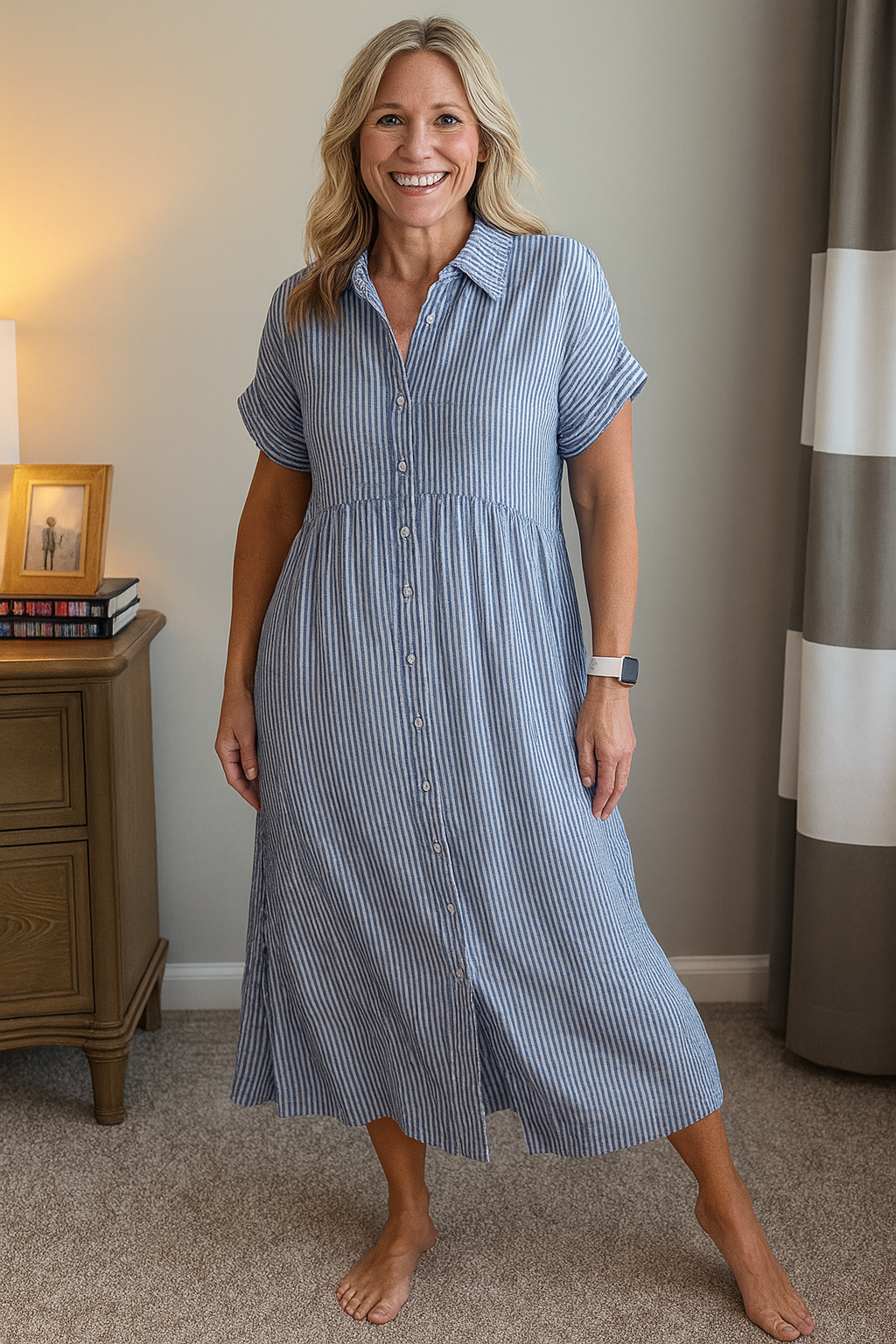 Sara™ Skjortekjole