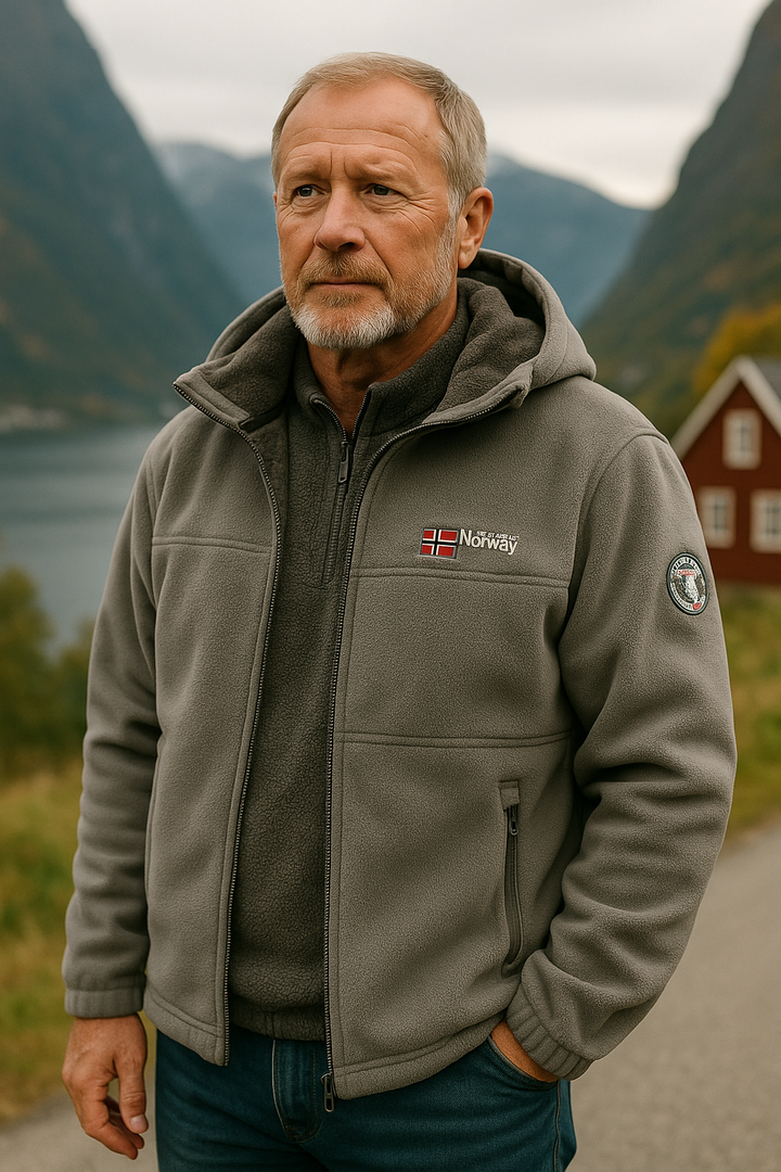 Larsen™ – Klassisk Termisk Fleecejakke for Norske Vintre