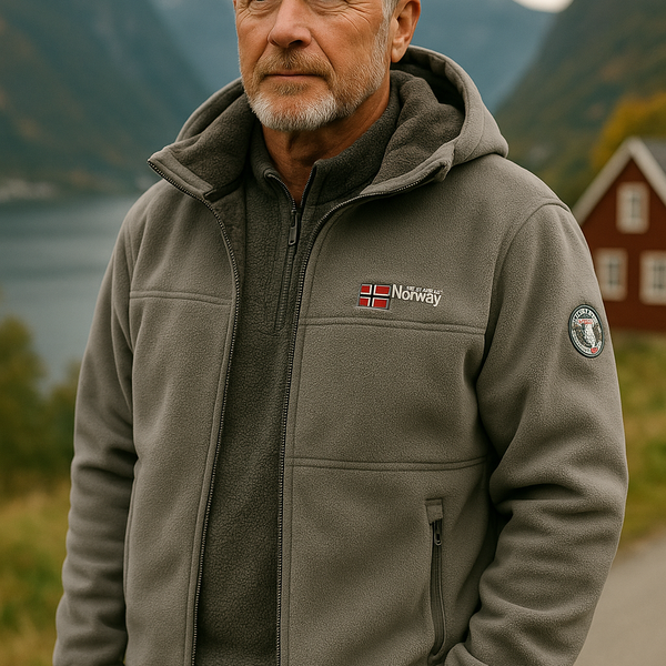 Larsen™ – Klassisk Termisk Fleecejakke for Norske Vintre