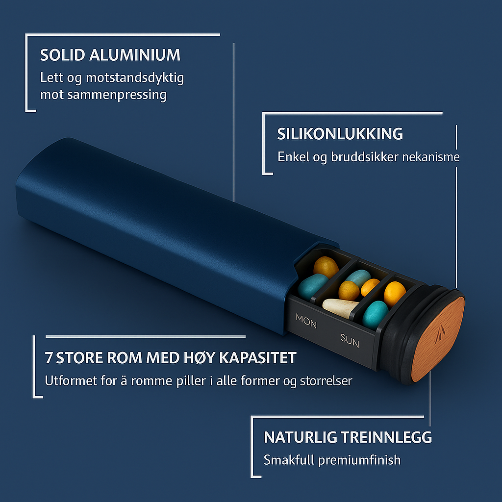 PillPal™ 7-Dagers Pilleboks