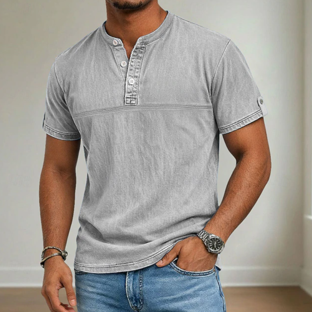 Eirik™ | Tidløs henley-t-skjorte