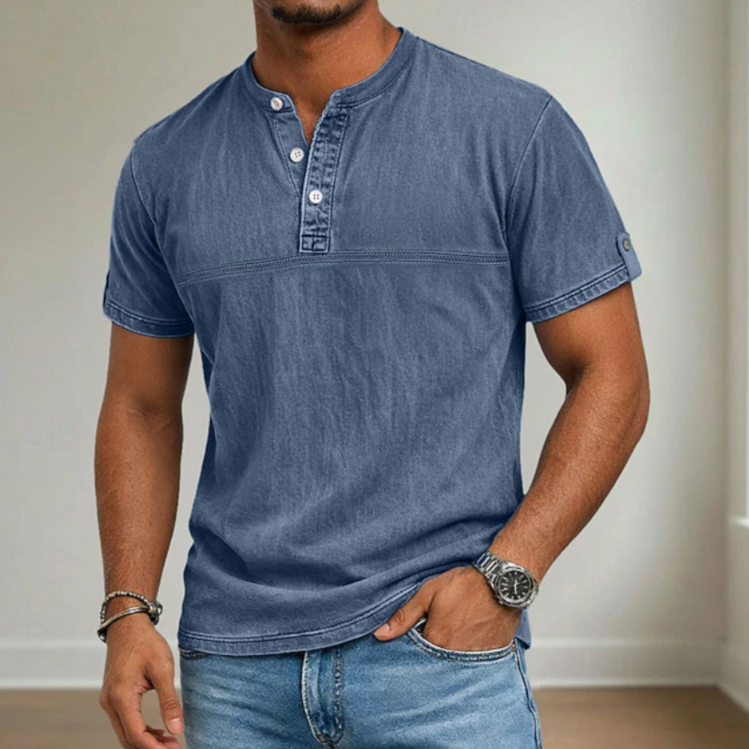 Eirik™ | Tidløs henley-t-skjorte